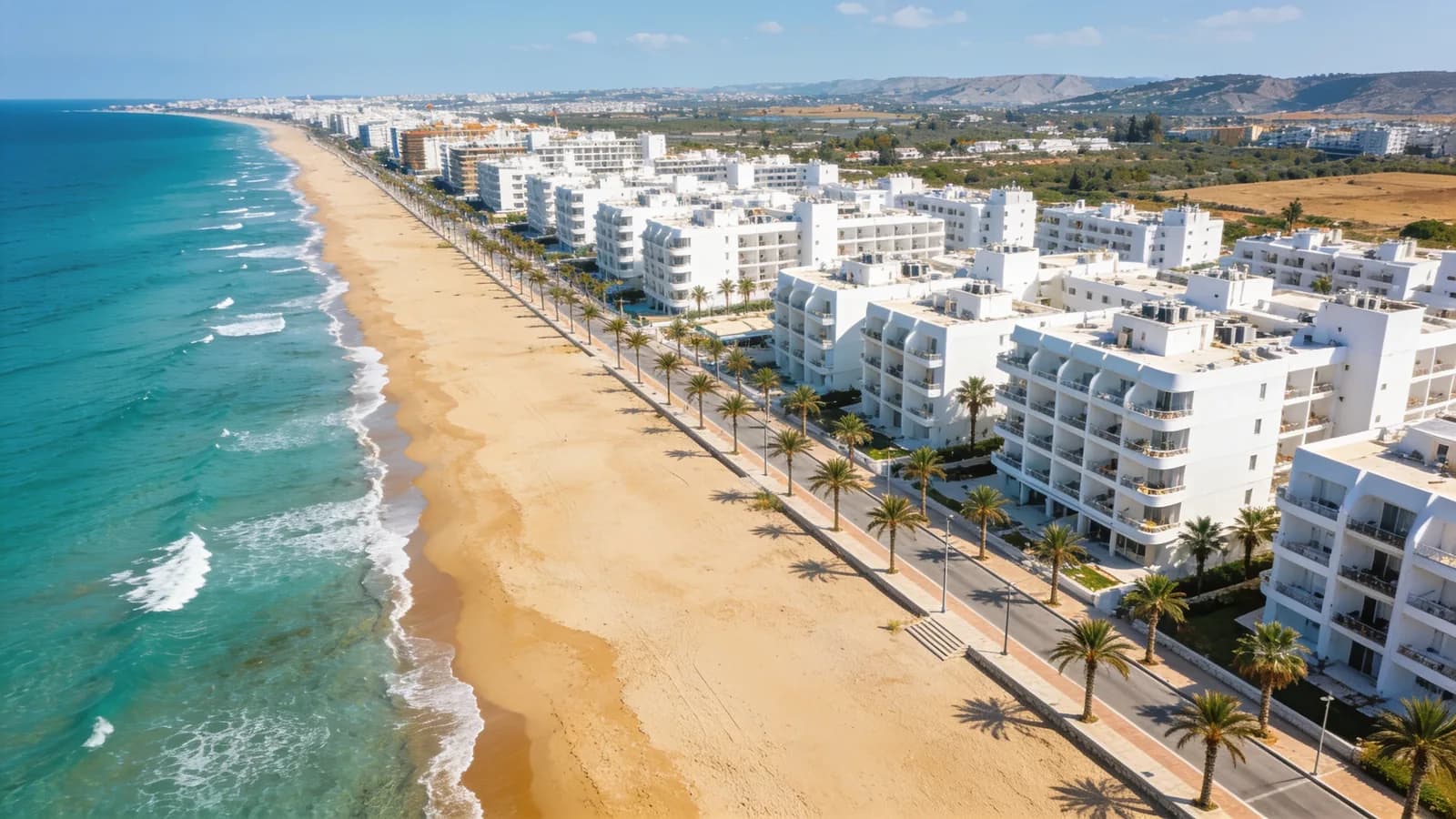 İskele Long Beach yüksek rezidans kuleleri, Kuzey Kıbrıs — temsili görsel